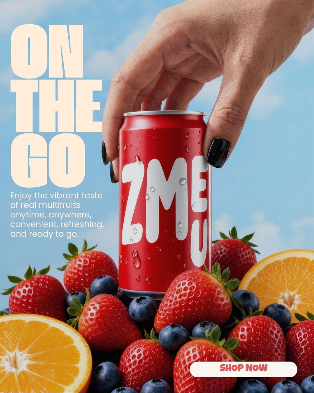 Generated social media post created from a product photo in ZMEU